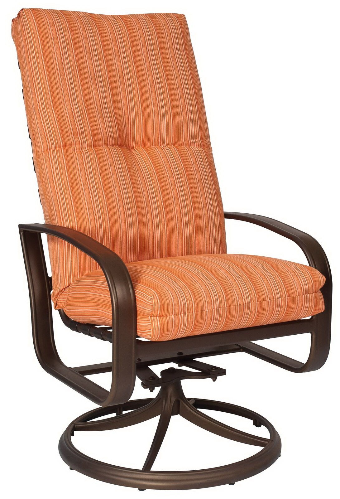 High back swivel store patio chairs